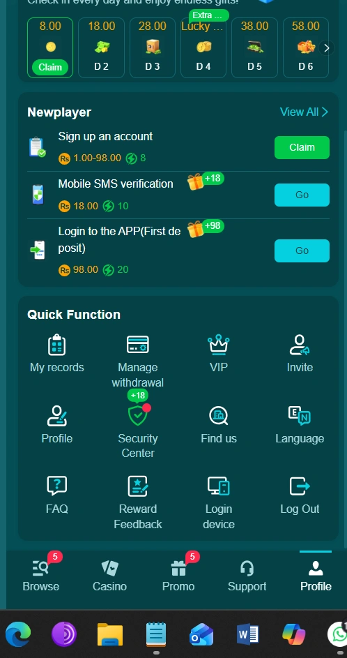 HH98 Game Dashboard